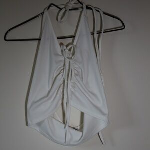 Fashion Nova Cinch Crop Halter